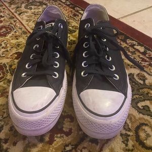 Black platform converse. CHUCK TAYLOR ALL STAR OX PLATFORM SNEAKER - WOMEN'S